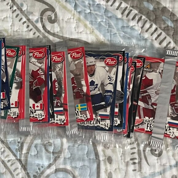 1997 Pinnacle Post Cereal complete hockey card set sealed - Picture 2 of 2